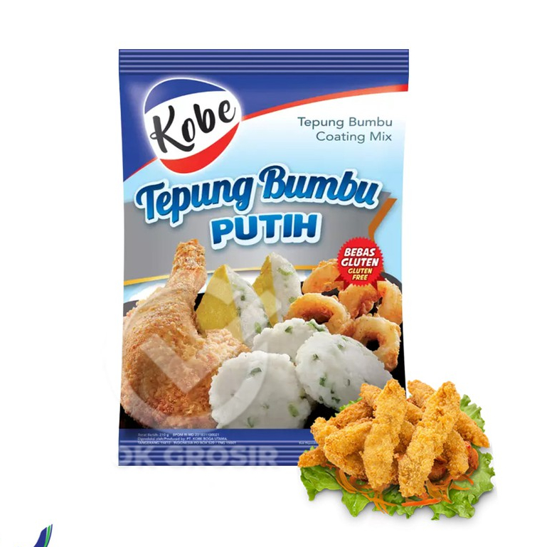 

Kobe Tepung Bumbu Putih (180 gr)