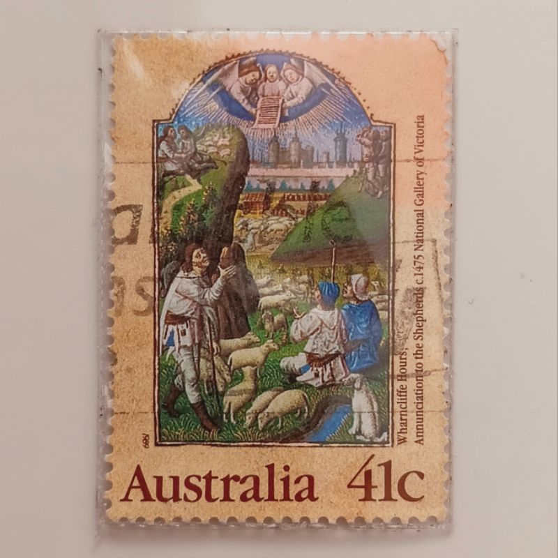 

(AD) Perangko Australia Christmas 1989 41 c Used