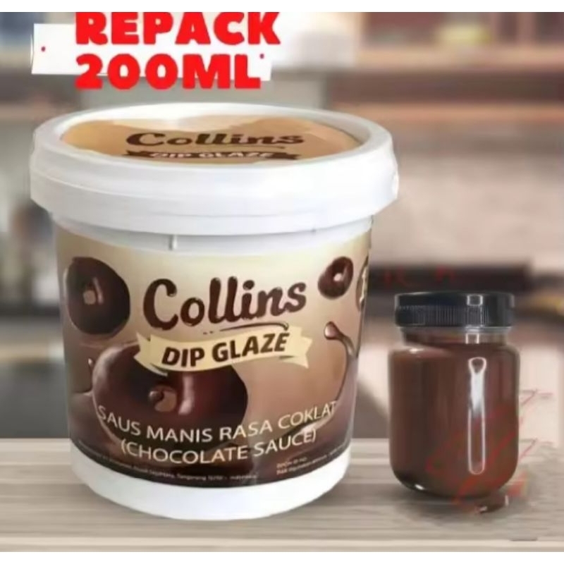 

Collins glaze Chocolate repack Jar 200ml