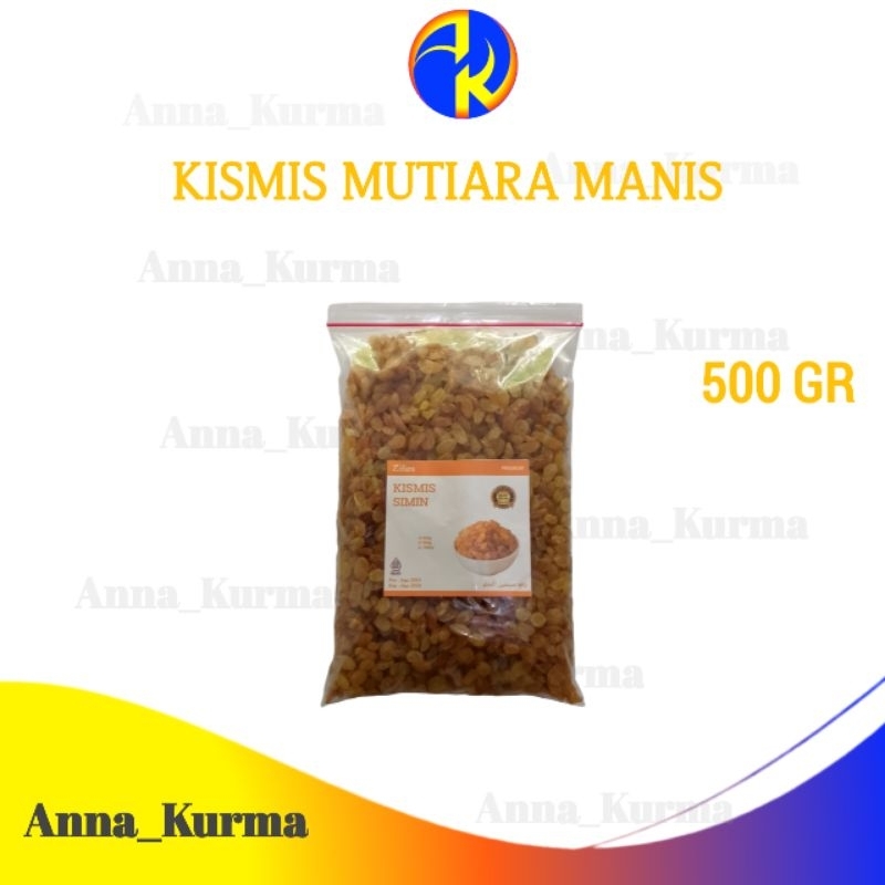 

Kismis Manis Mutiara 500gr Kismis Simin Oleh Oleh Haji dan Umroh