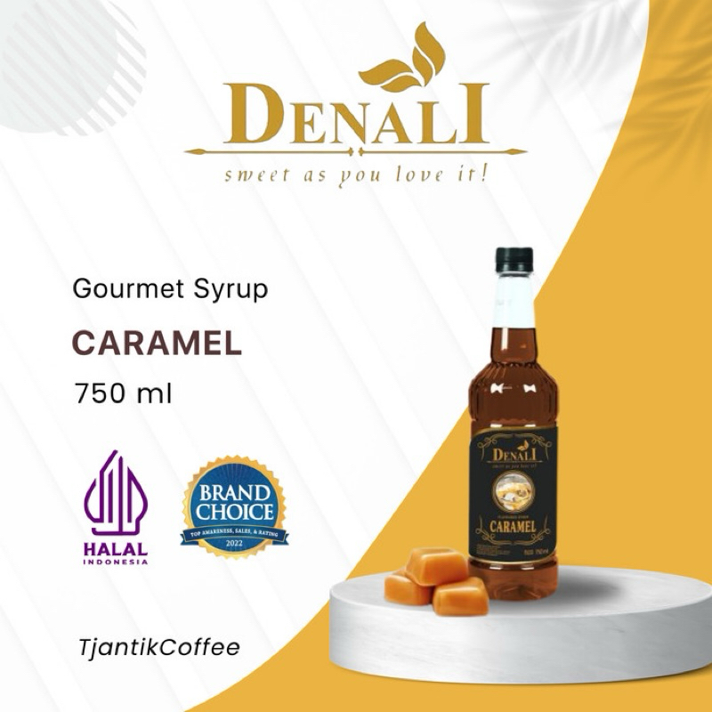 

Denali Gourmet syrup Caramel Halal untuk Coffe atau Frappe