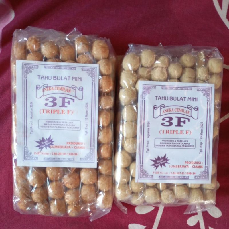 

Tahu bulat mini pedas dan asin