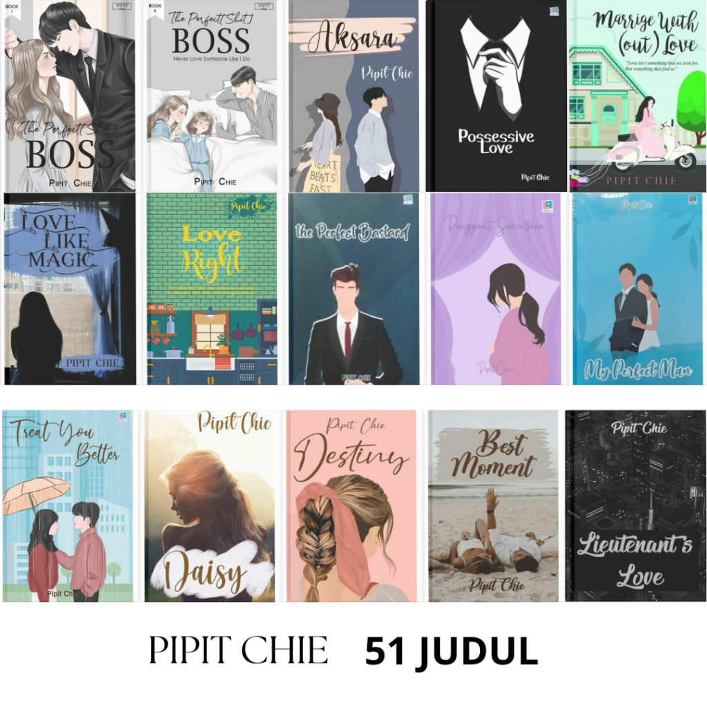 

(BUNDLE) NOVEL BEST SELLER PIPITCHIE 51 JUDUL