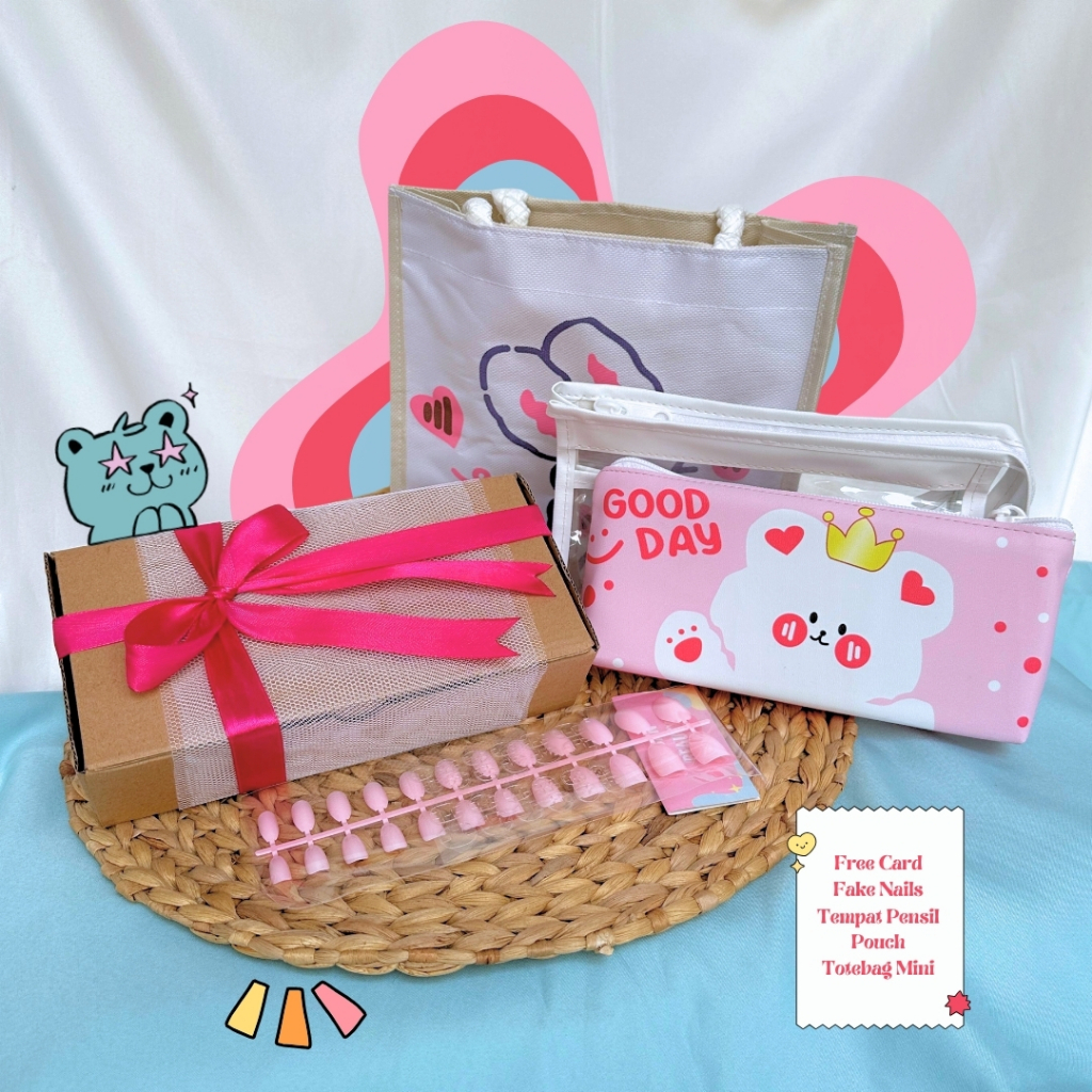 

BUBBLY BOX HAMPERS GIFT BOX LUCU CEWEK - Hampers Lucu Murah / Kado Mini Murah / Kado Ulang Tahun / Kado Wisuda / Kado Pacar Sahabat • PAKET ☑️ Bubbly Box A
