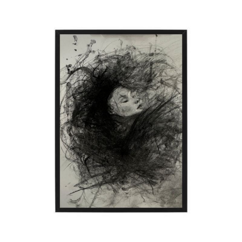 lukisan abstract / pajangan kamar