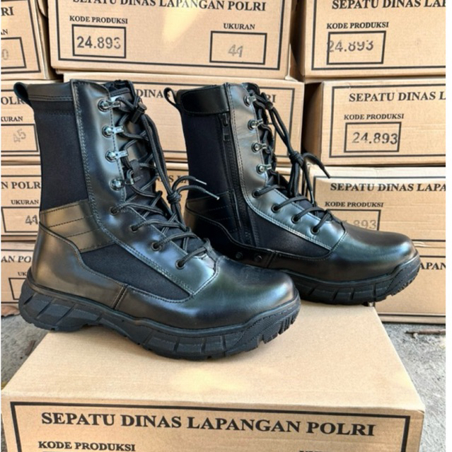 SEPATU PDL JATAH PEMBAGIAN POLRI RESLETING TERBARU