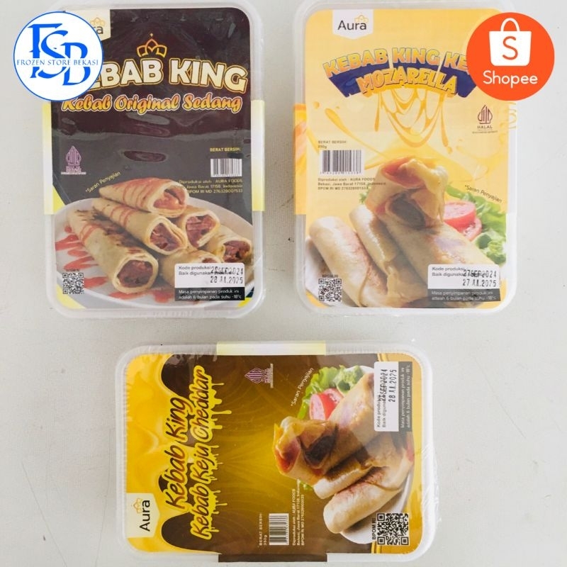 

KEBAB KING ORIGINAL / MOZARELLA / KEJU CHEDDAR 350GR