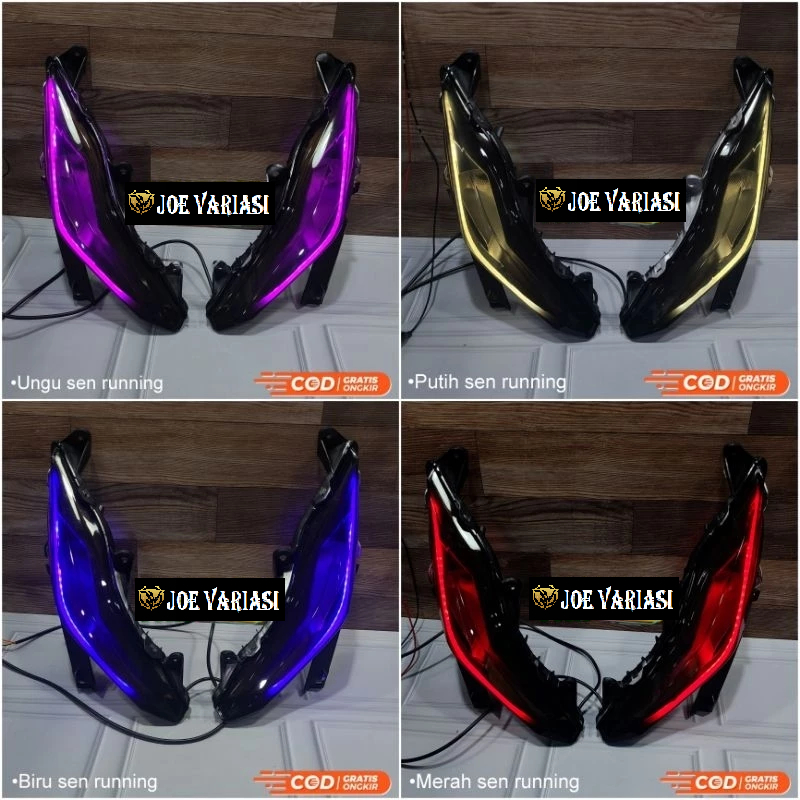 LAMPU ALIS BEAT FI ESP STREET ECO 2016 - 2019 FULLSET MIKA SMOKE BUKAN STIKER