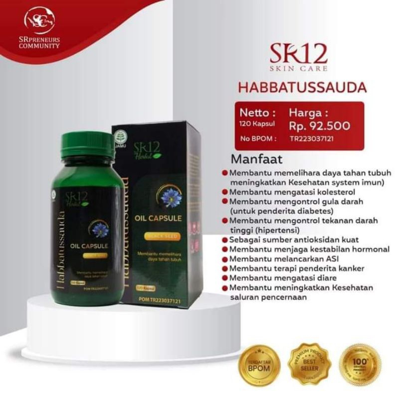 

HABBATUSAUDAH SR12 SUPLEMEN KESEHATAN ALAMI