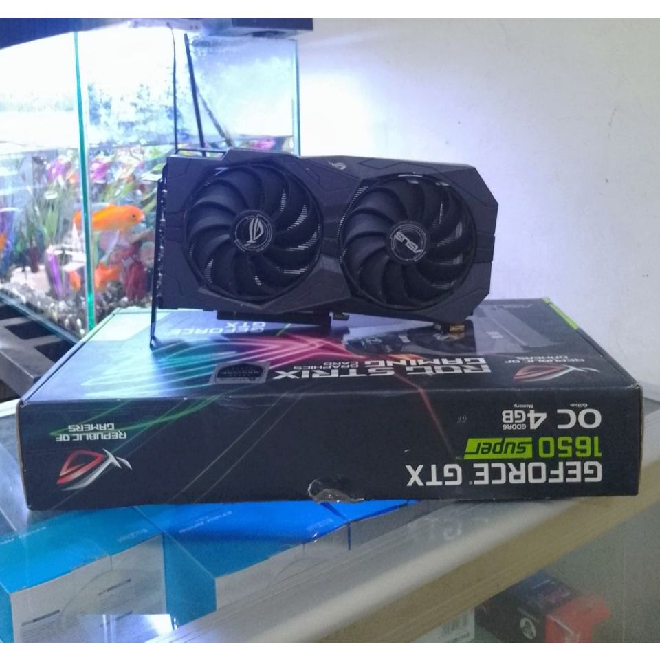 VGA ASUS ROG Strix GTX 1650 Super Fullset MULUS