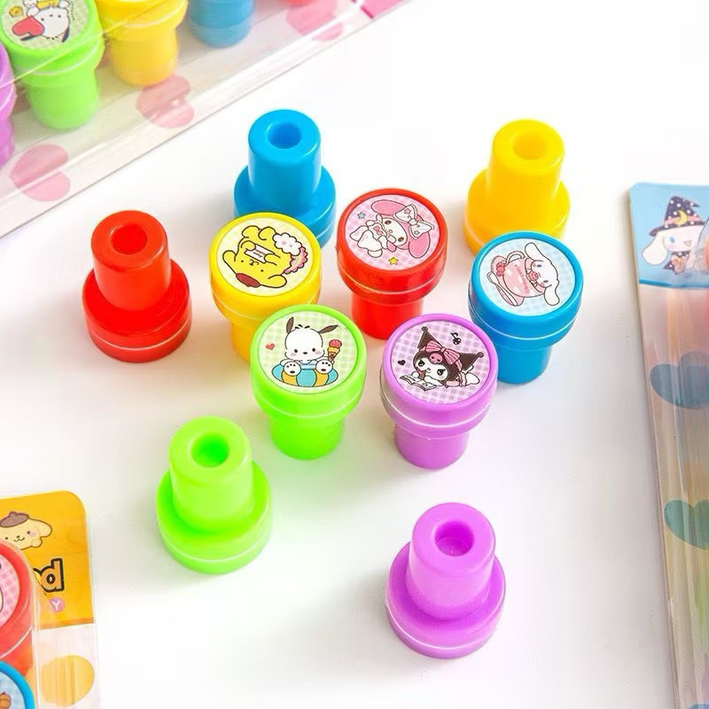 

Mainan Stempel Sanrio 1pcs Stamp Karakter Sanrio Stempel Anak untuk Motivasi