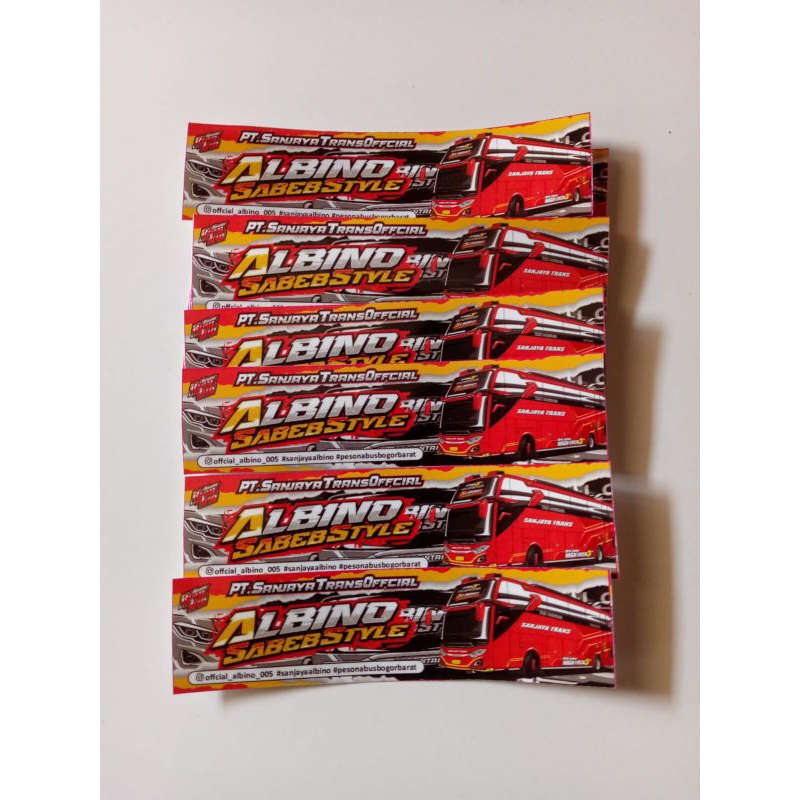 

Stiker bus artis basuri Albino 4 versi isi 10stiker