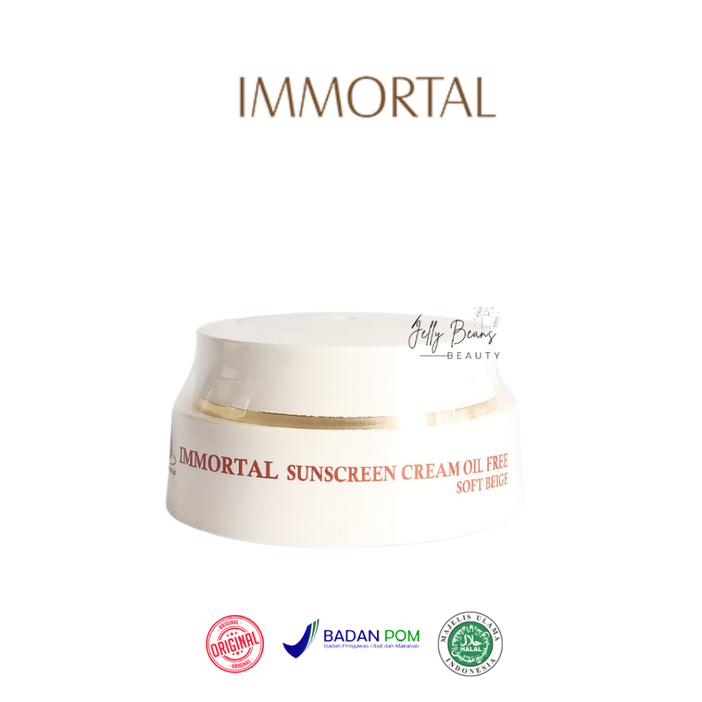Immortal Sunscreen Cream Oil Free Soft Beige