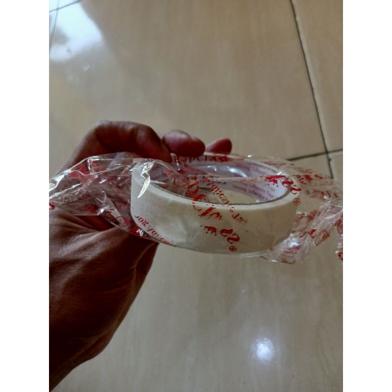 

0LAKBAN KERTAS 1 inch / 22 mm x 11 meter MASKING TAPE TERLARIS MURAH MERIAH