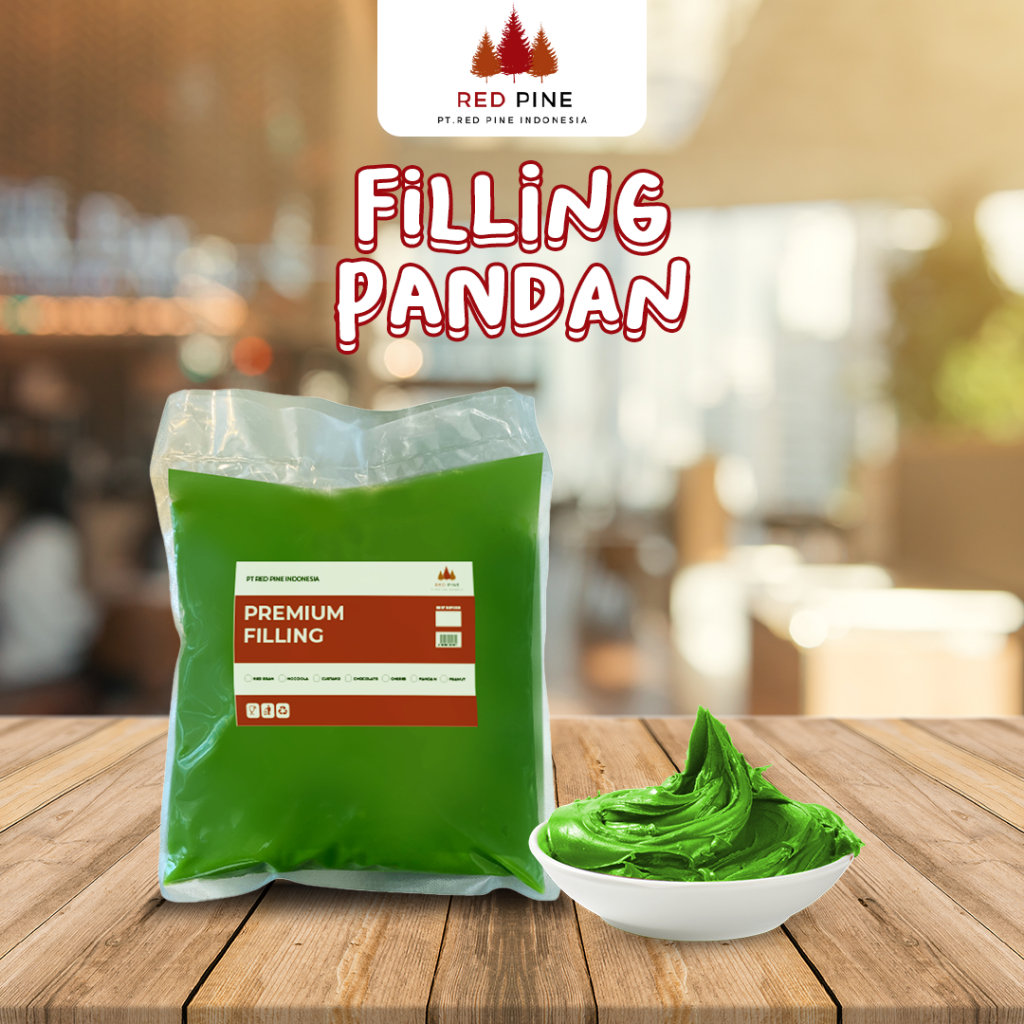 

Selai/Topping/ Filling Premium Isian Kue/Roti Rasa Pandan Premium