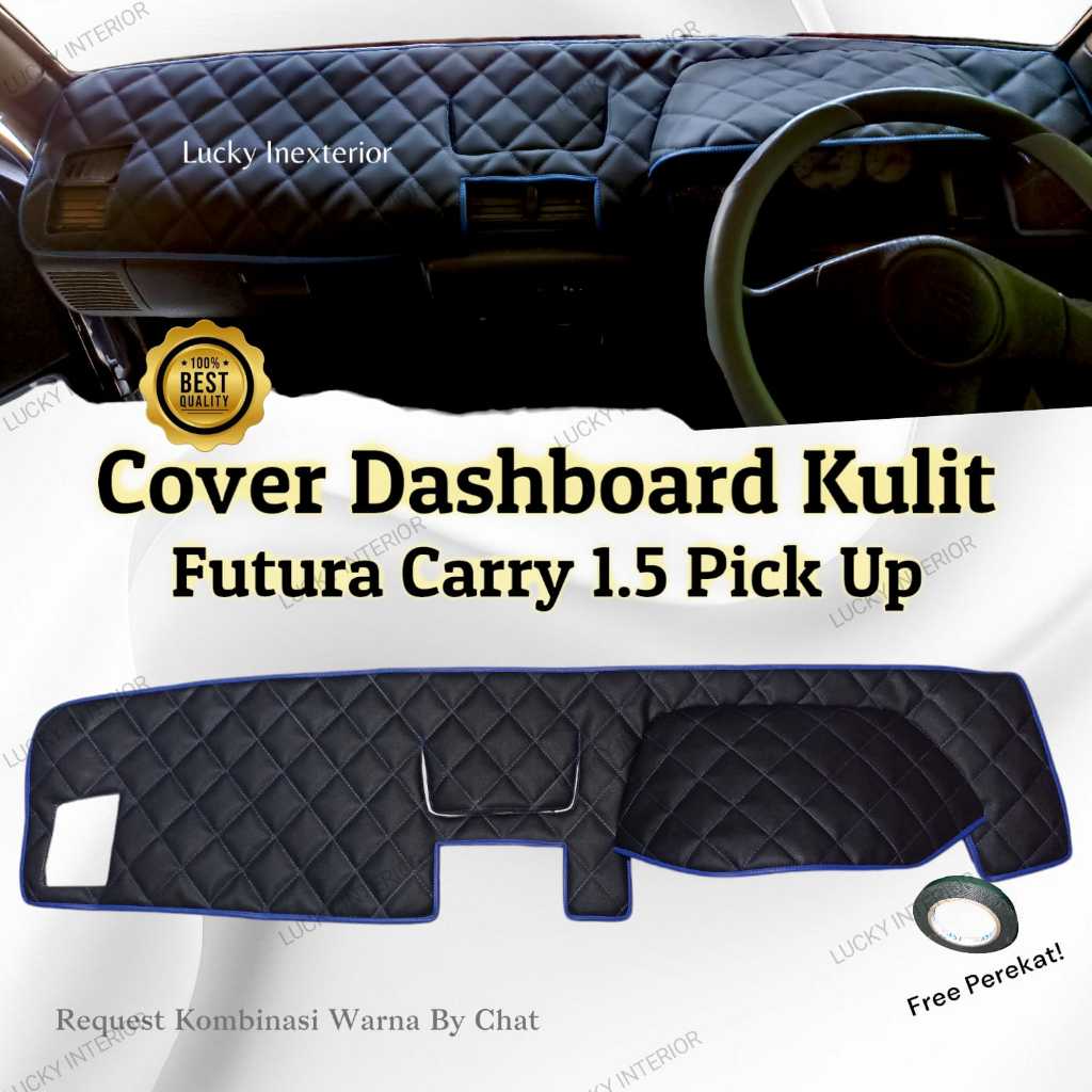 Cover Dashboard Kulit Mobil Suzuki Futura Carry 1.5 Pick Up Kulit Premium Pelindung Dasbor Aksesoris