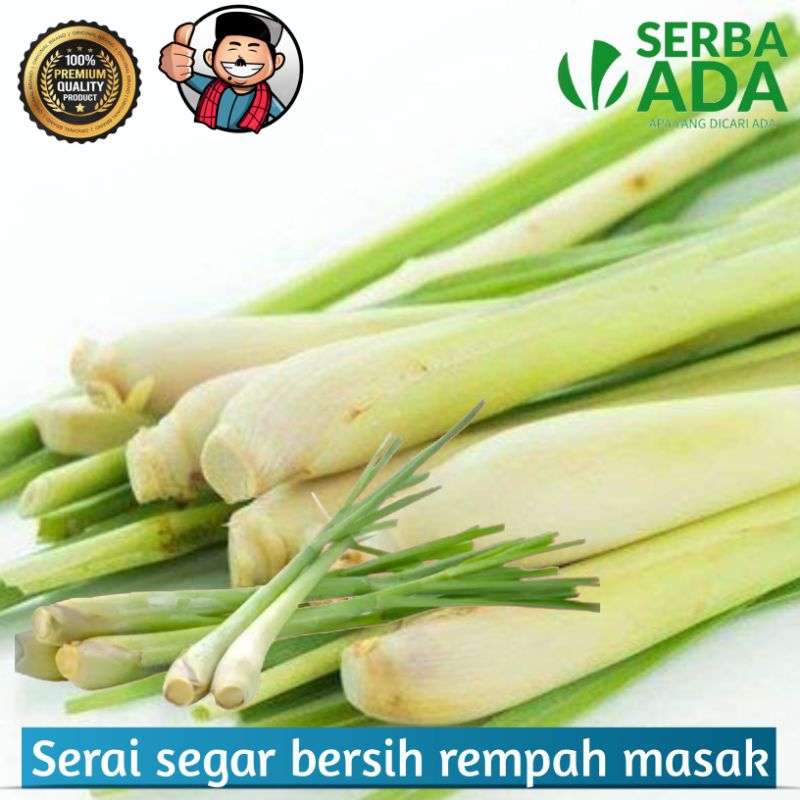 

serai rempah-rempah dapur segar bersih 1kg