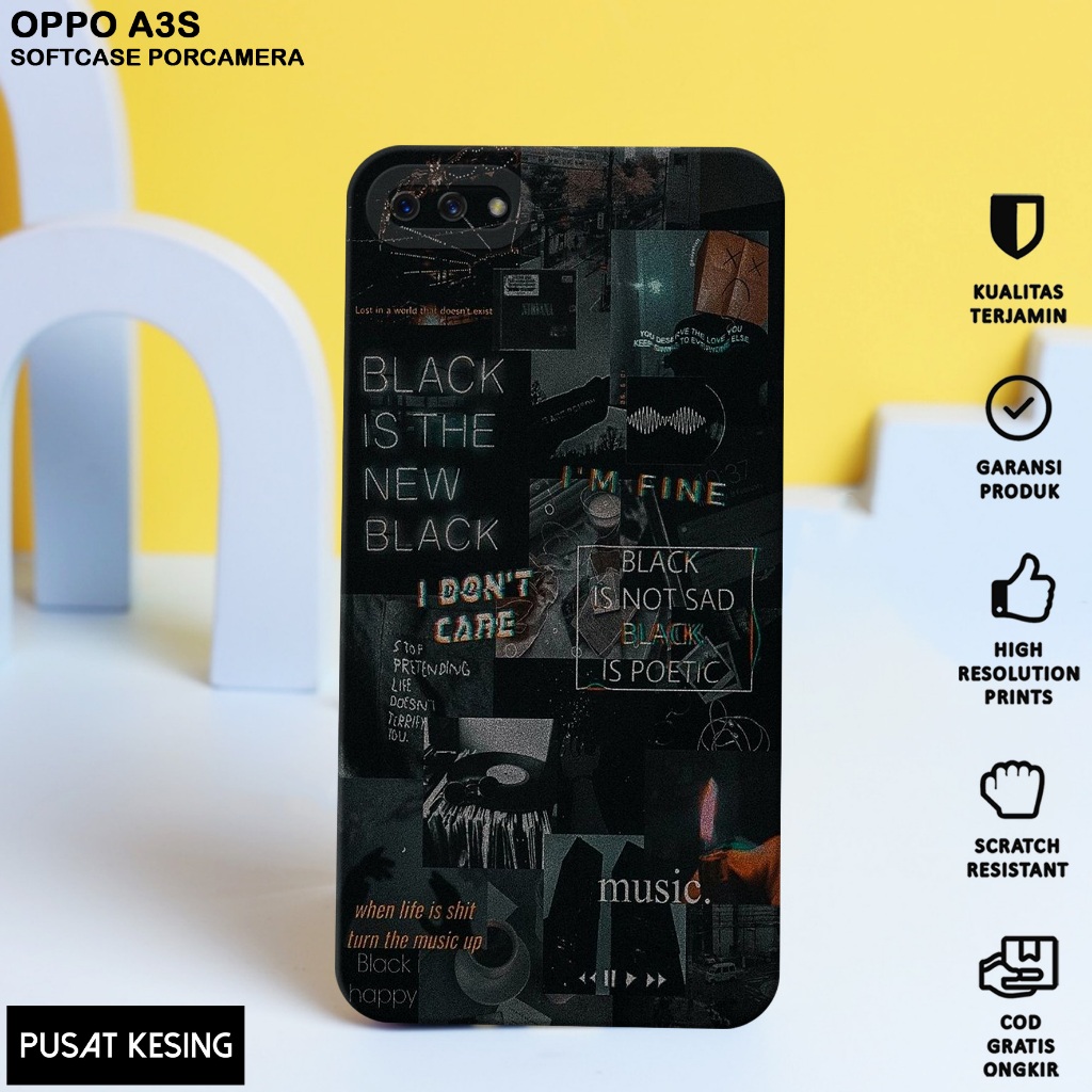 CASE OPPO A3S - Casing Hp Oppo A3S Motif AESTHETIC - Case Hp Oppo A3S - Casing Oppo A3S - Softcase H