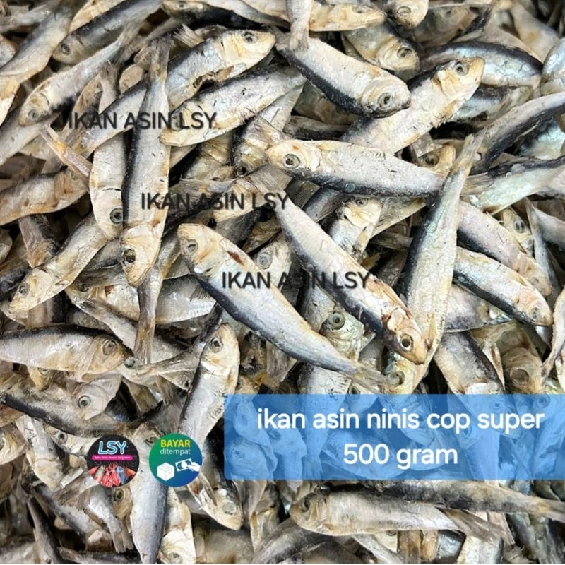 

ikan asin ninis cop super 500gram