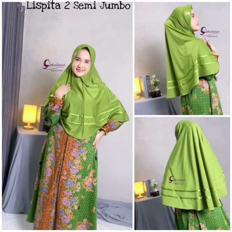 JILBAB MUSLIMAT NU SEMI JUMBO LISPITA