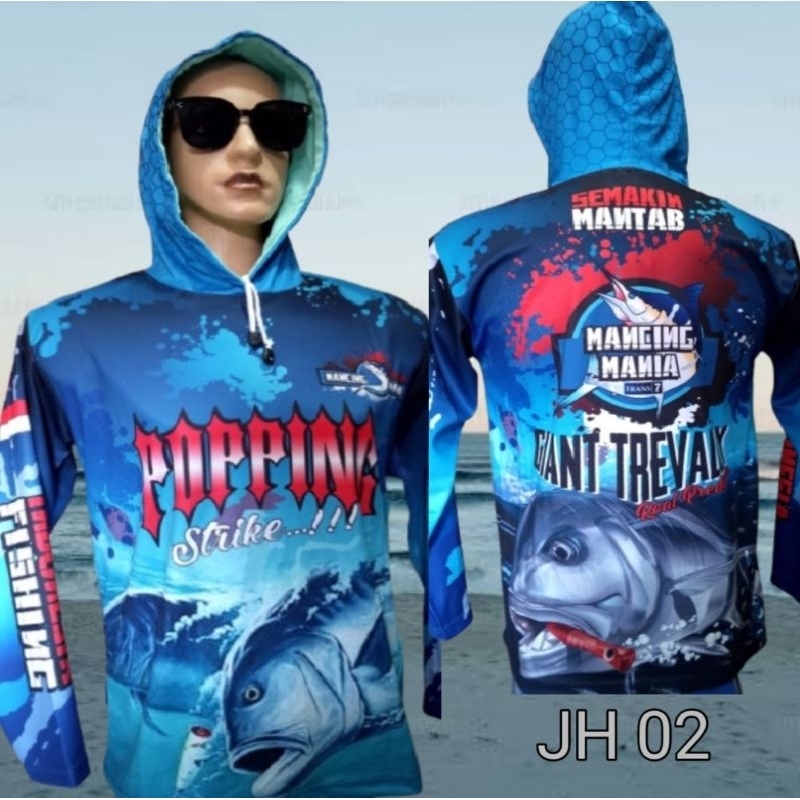 kaos jersey mancing mania kupluk original 100% dryfit benzema