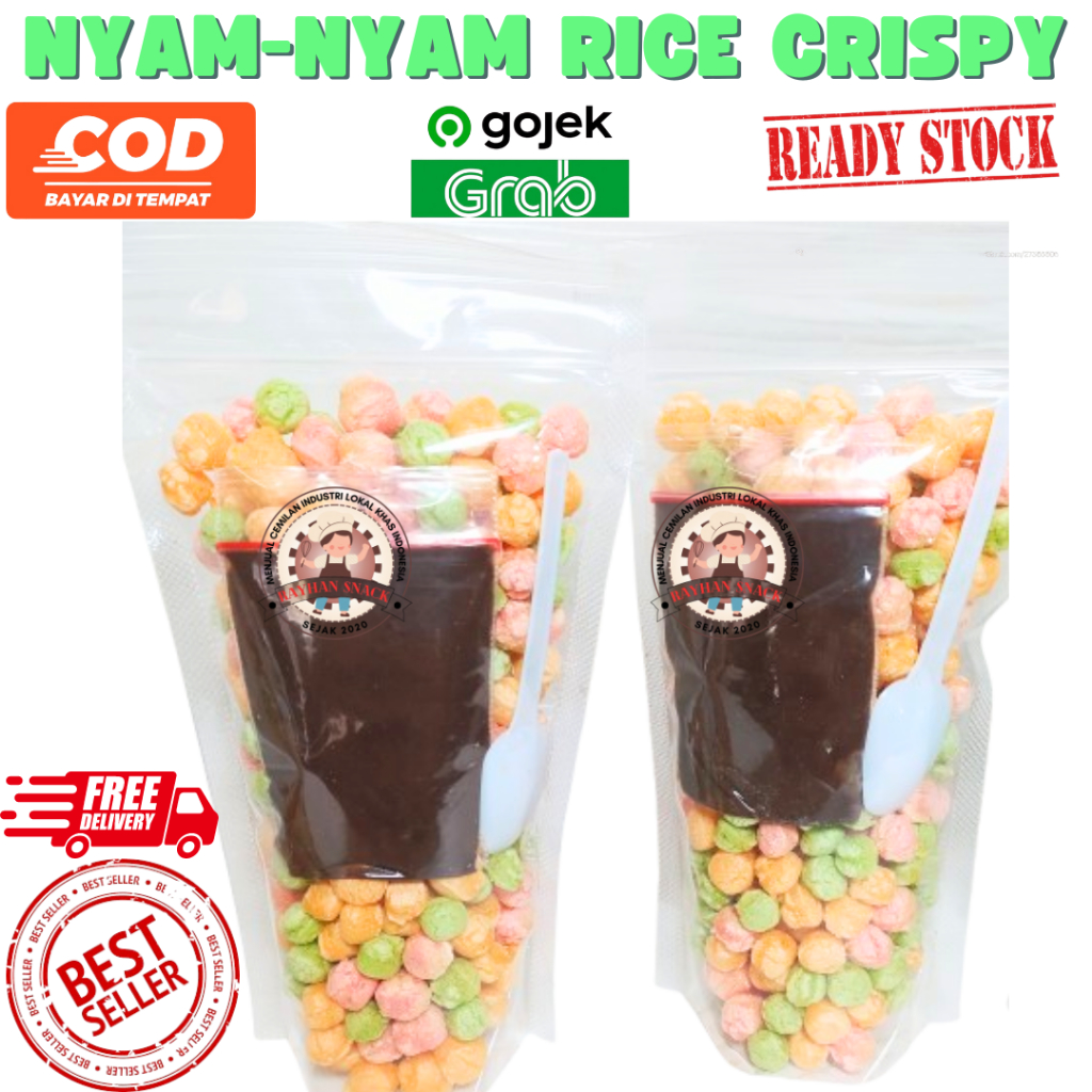 

Nyam Nyam Nyamnyam Rice Crispy Pouch 1 Pcs 50gr