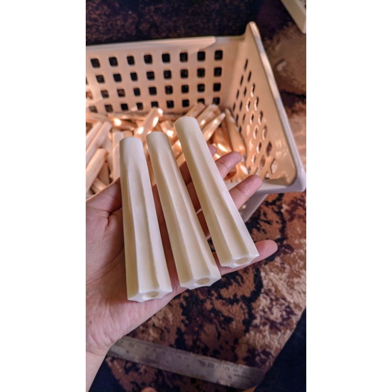 Once pipa cangklong tulang sapi model blimbing putih