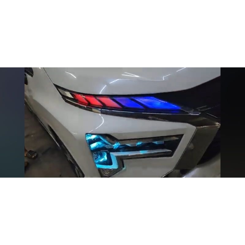 Paket komplit Headlamp & LED DRL XPANDER 2024 Full RGB Matrix padlepop SEIN RUNNING