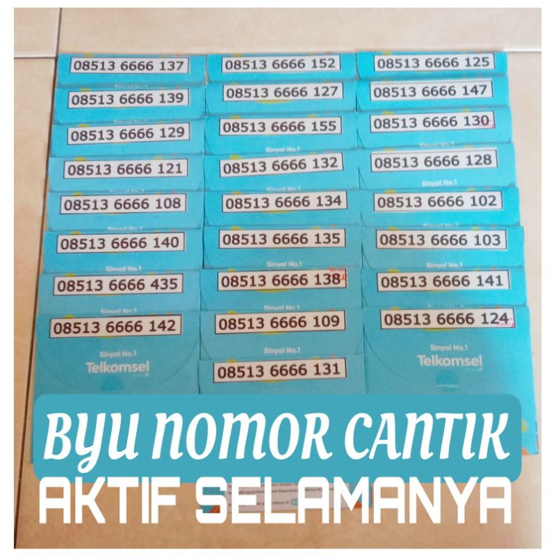 Kartu Telkomsel Terbaru Tanpa Masa Aktif | Nomor Cantik