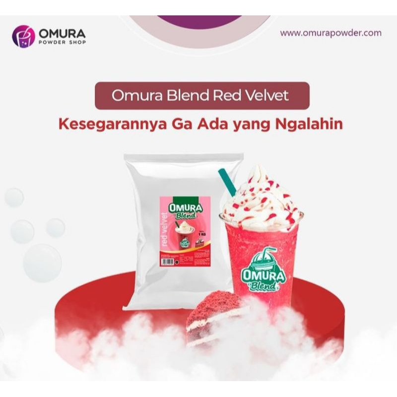 

Omura Blend Bubuk Minuman Premium 1 kg (1000g) Rasa Red Velvet