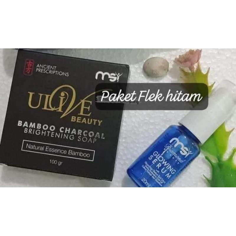 BISA COD PROMO PAKET GLOWING DAN FLEK HITAM MSI ORI BPOM