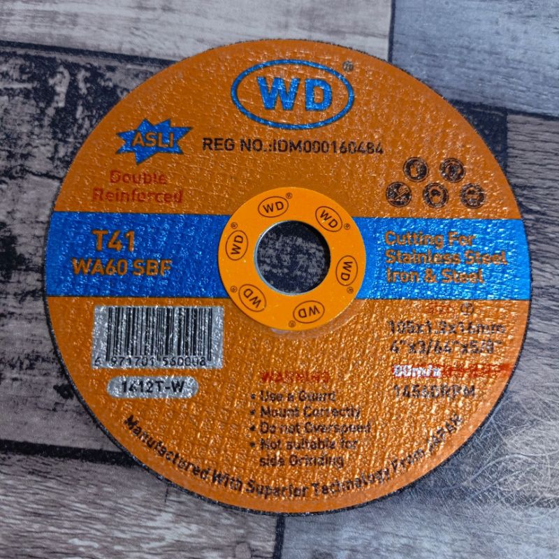 Mata Gerinda Potong Besi WD T41 WA60SBF