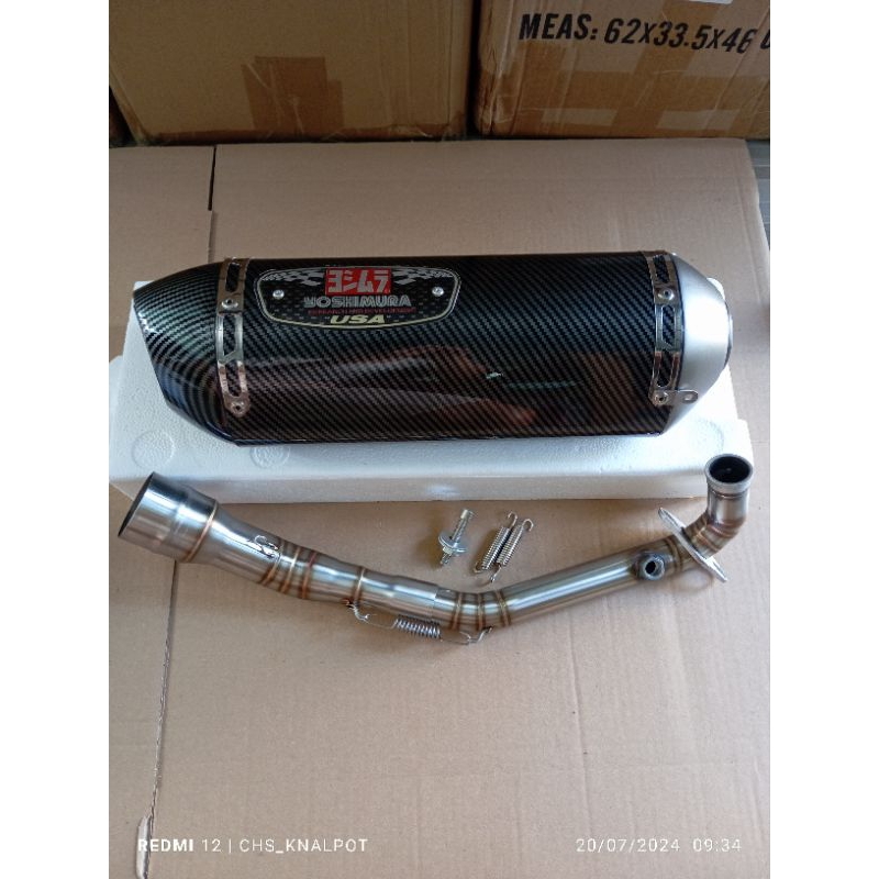 Knalpot racing yoshimura USA import fullsystem NMAX AEROX ADV PCX STYLO VARIO