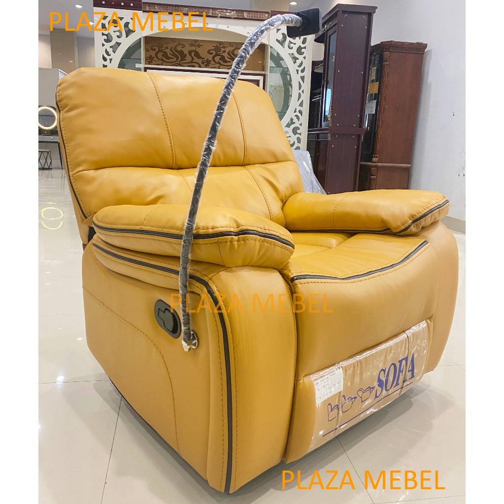 Sofa Recliner Tunggal 1 Seater A11 Empuk Goyang / Sofa Santai Malas Reclainer