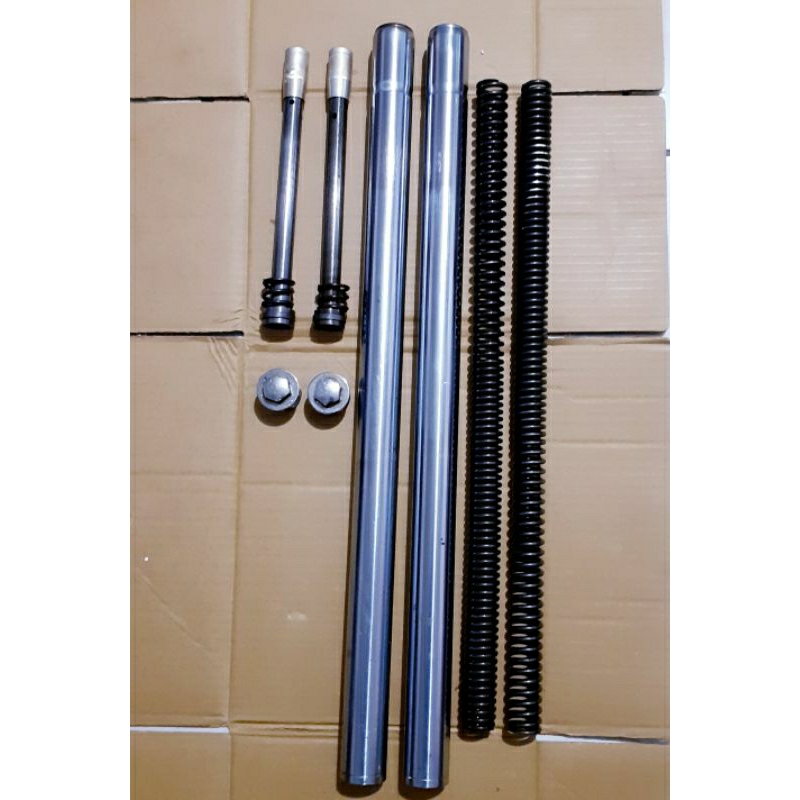as sok depan set isian dalaman sulingan megapro mono shock verza cbr old original asli copotan motor