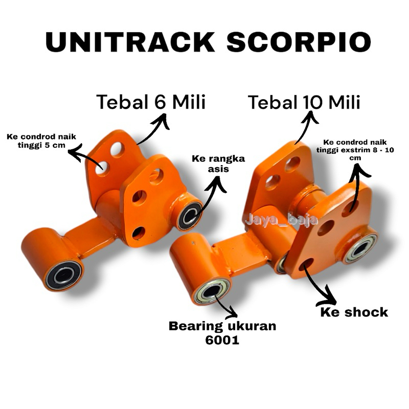 Peninggi Scorpio Unitrack / Scorpio Belakang Prolink Peninggi / Prolink Unitrack Peninggi Scorpio