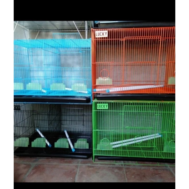sangkar kandang burung umbaran ternak Lovebird kenari parkit dll