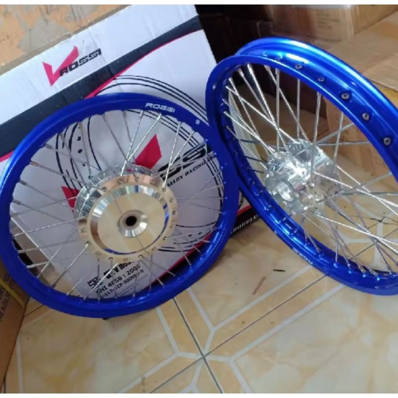 Velg Jari Jari 1Set Ring 17 Untuk Motor Beat Scoopy Genio Spacy Vario 110 Warna Biru