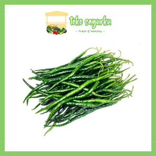 

Cabe/cabai keriting hijau 100gr