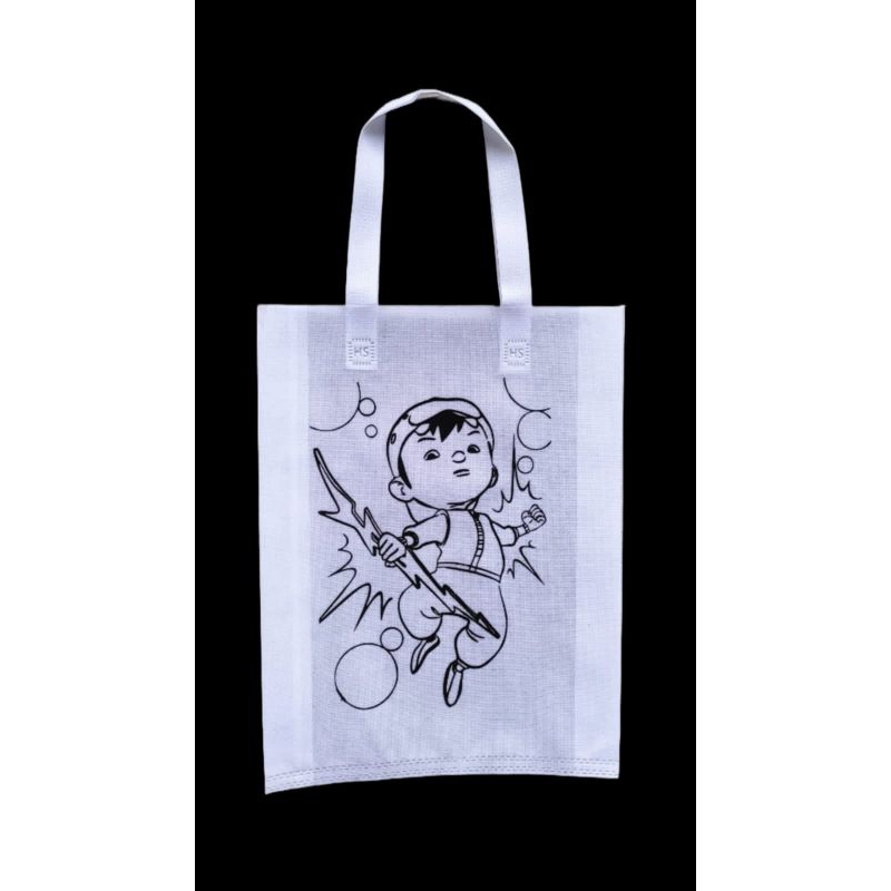 

TAS LUKIS/TAS Mewarnai/TAS SPUNBOUND/GOODIEBAG/PREMIUM/MURAH/UK 30*40*8/ISI 12PCS