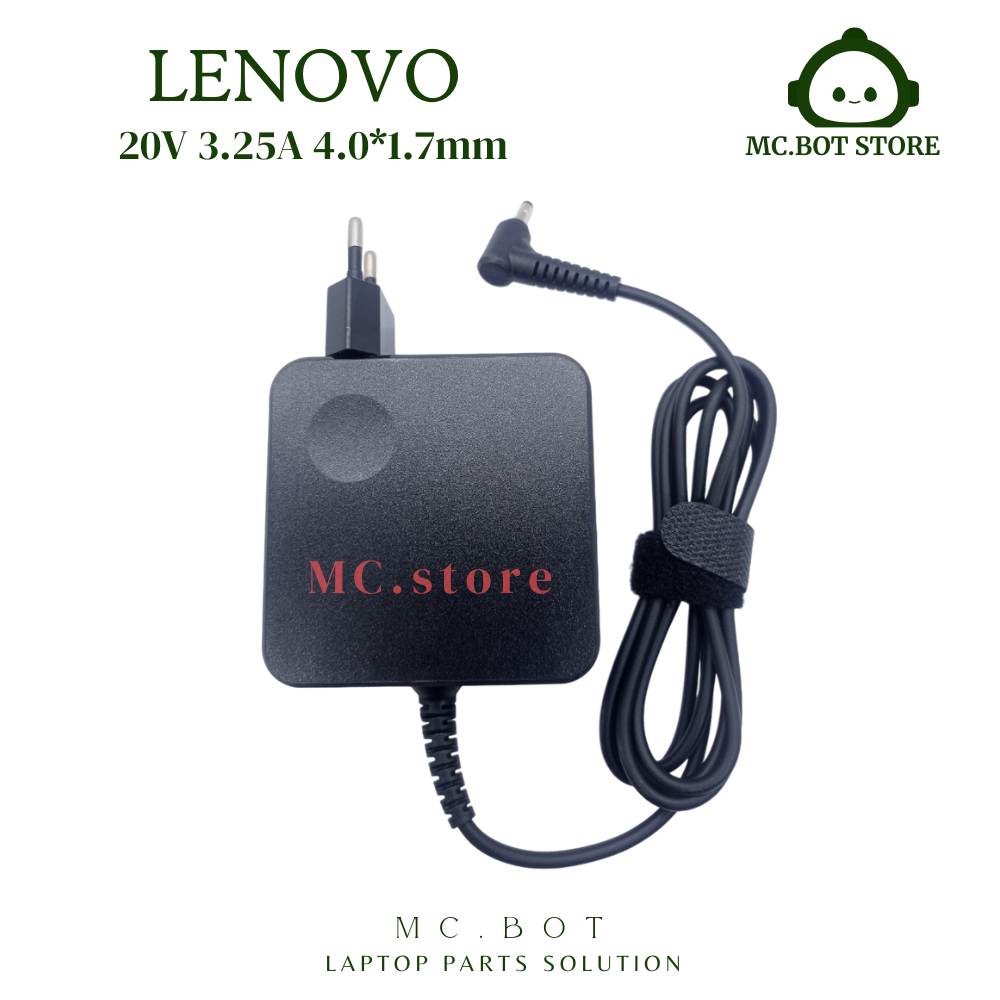 Adapter Laptop Lenovo 20V 3.25A 4.0*1.7mm (65W) V14-ADA Model 82C6