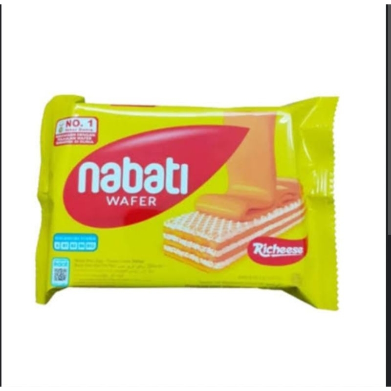 

Nabati Wafer Richeese Keju dan Coklate