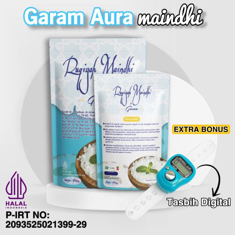 

garam ruqiyah mandhi + tasbih digital