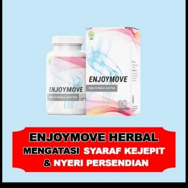 EnjoyMove Asli Obat Syaraf Kejepit Nyeri Sendi Ampuh EnjoyMove Herbal