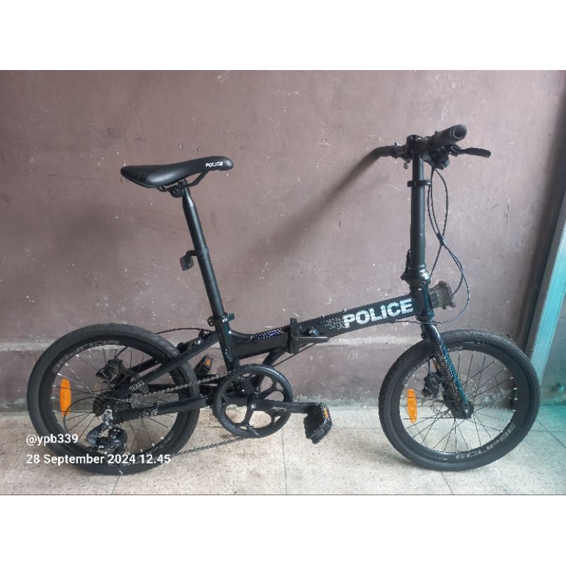 sepeda lipat Police Texas Laser preloved