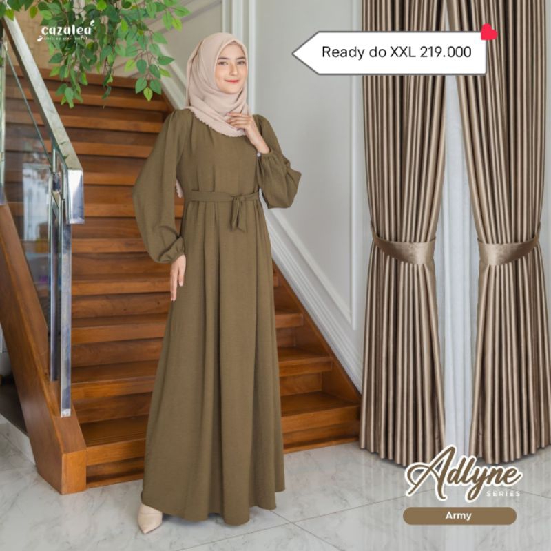 GAMIS DRESS SIMPEL ADLYNE by CAZALEA