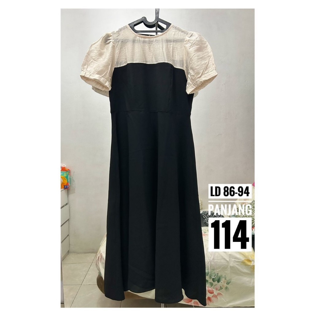 Preloved Dress Overall OL Jumpsuit Kimono Oversize Smoke Brukat Blezer Prada Linen Katun Poplin Poly