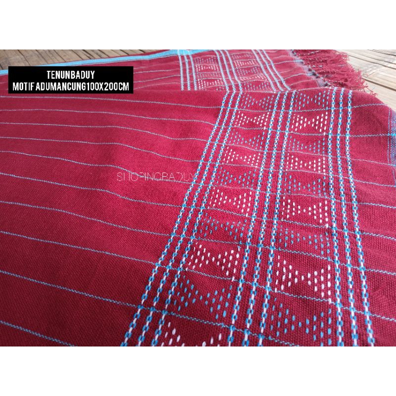 kain tradisional suku baduy,motif adumancung, tenun baduy