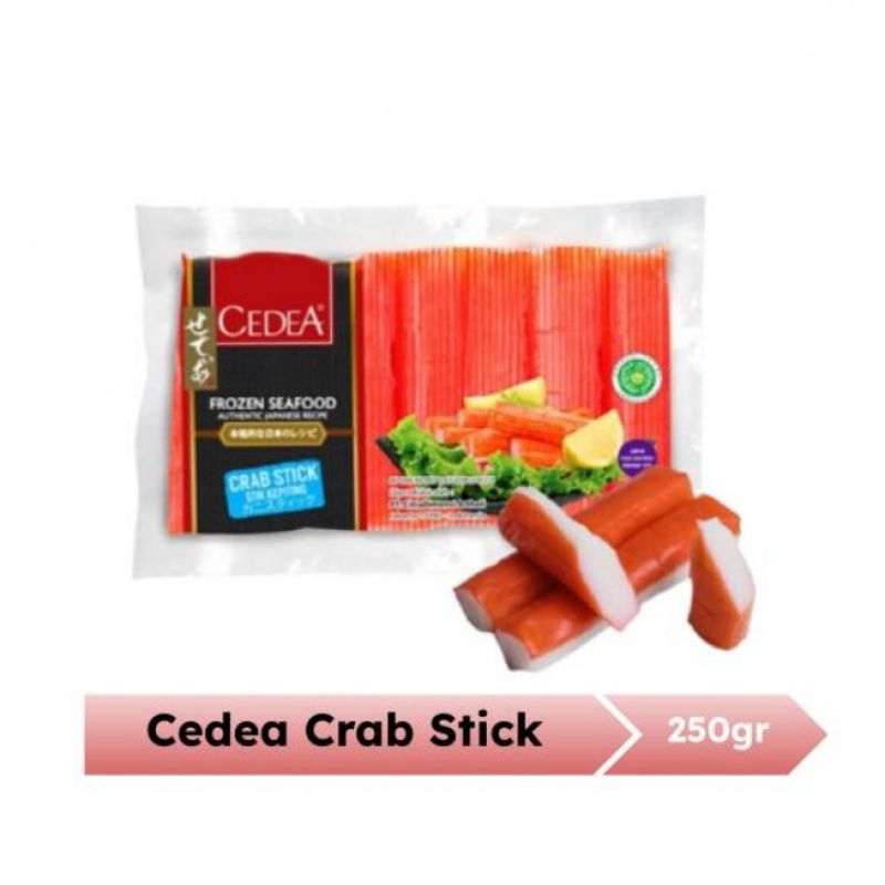 

Cedea Crab Stik 250gr / Cedea Crab / Olahan Kepiting