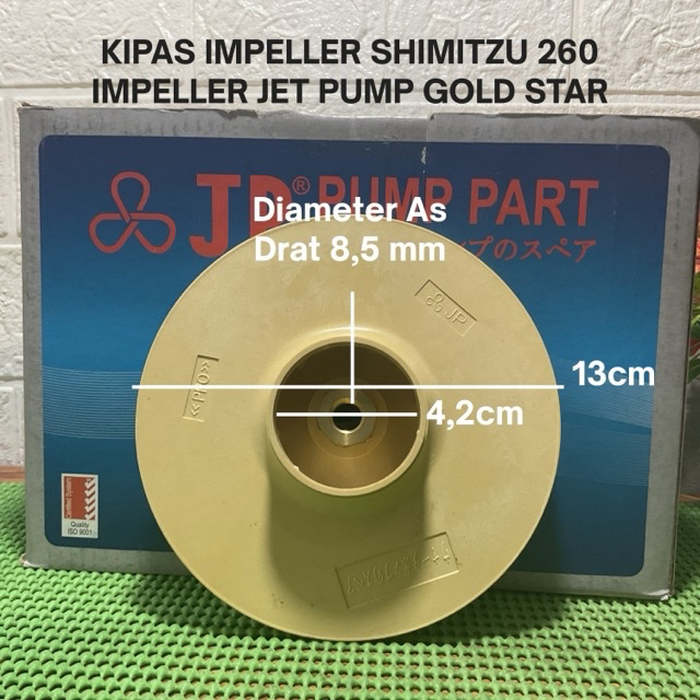 KIPAS IMPELLER SHIMITZU PC 260 / IMPELLER JET PUMP GOLD STAR